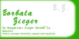 borbala zieger business card